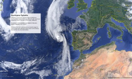 ‘Ophelia’ the closest hurricane to the Canary Islands ever recorded