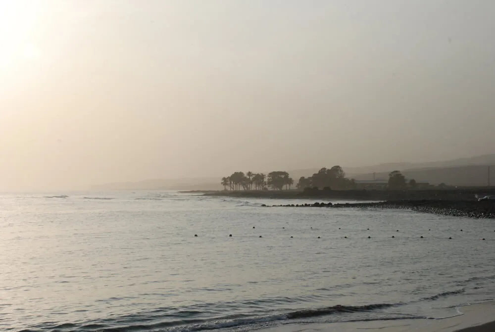 Weather: Dry African dust over Gran Canaria, with temperatures reaching up towards the mid 20s