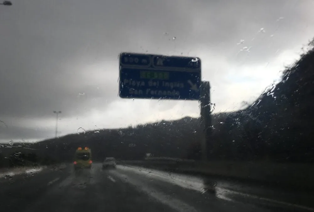 Weather: Wet week ahead with Yellow Advisory as tail of Storm Ana brings rain and wind to Canary Islands