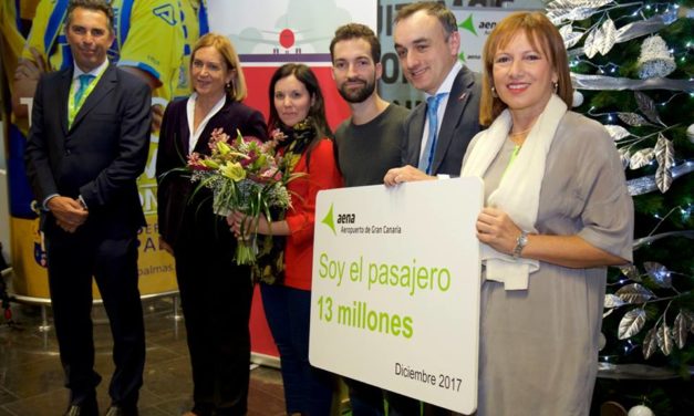 Gran Canaria airport’s new record facilitating 13 million passenger journeys in 2017