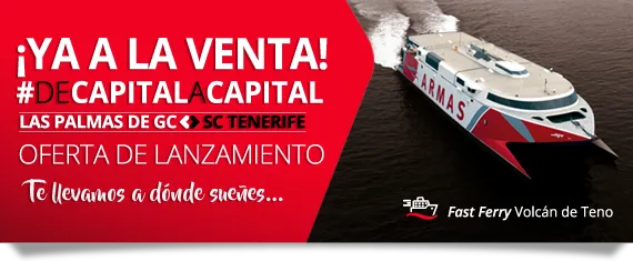 The Naviera Armas fast ferry between Las Palmas- Santa Cruz