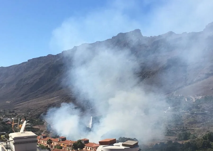 Fire in Mogán