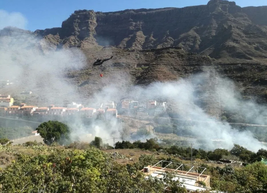 Fire in Mogán brought under control
