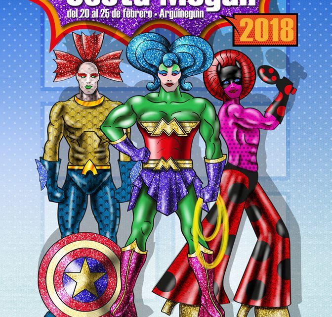 Comics and Superheroes will star in the Carnival Costa Mogán, 20-25 February 2018