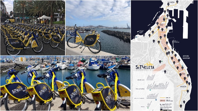 Las Palmas city’s new bicycle rental service