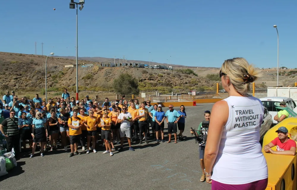 World Environment Day Litter-Pick #Maspalomas #GranCanaria #TravelWithoutPlastic