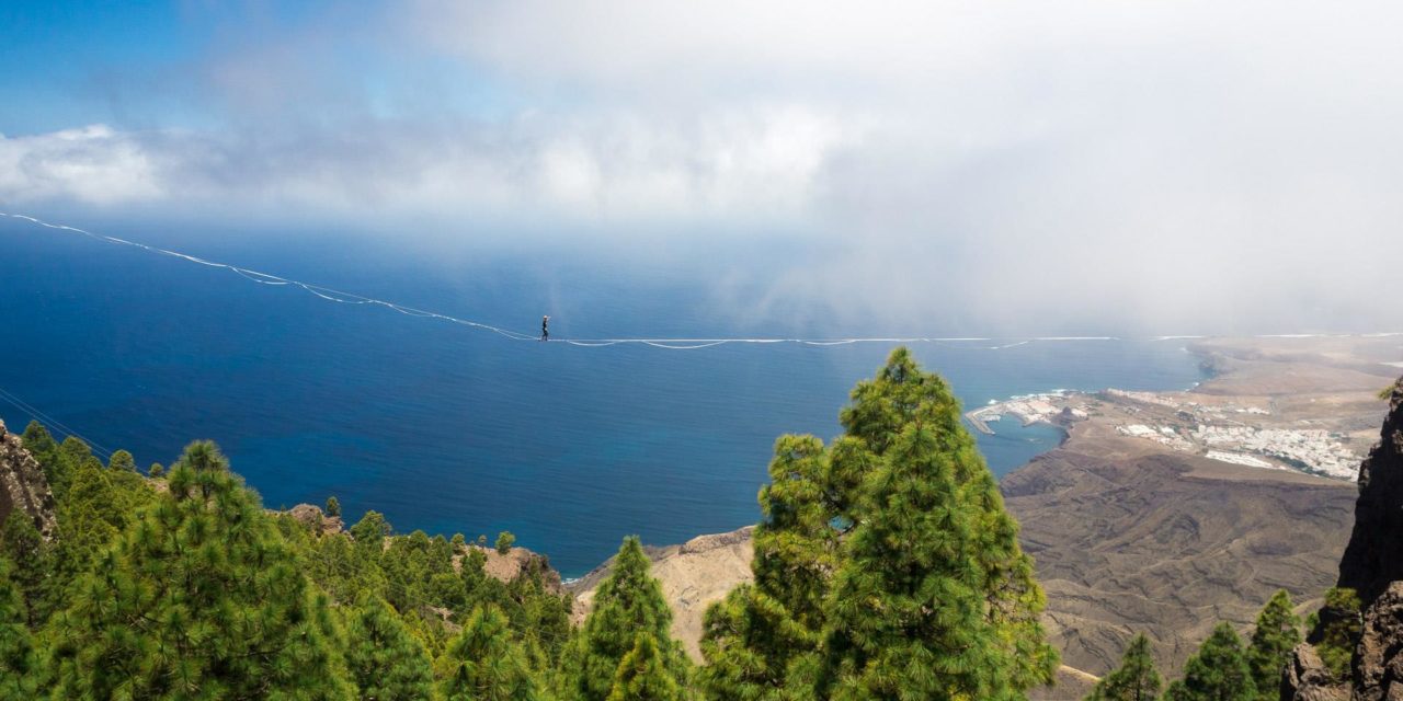 Gran Canaria’s Tamadaba Sky Walker goes viral over Agaete