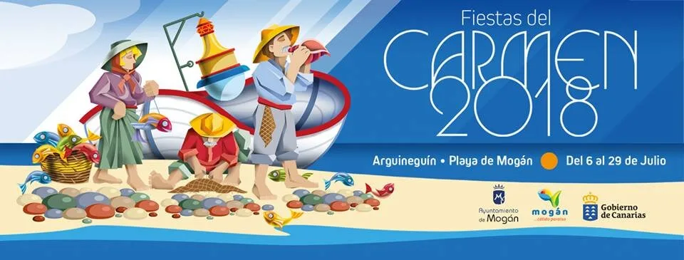 Fiestas del Carmen 6-29 July 2018: Arguineguín and Playa de Mogán celebrate