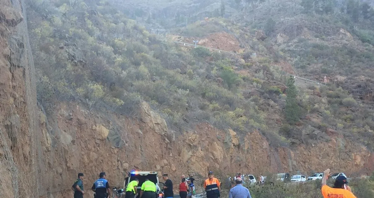 A cyclist tragically dies on the GC-505 road to Soria after head on collision