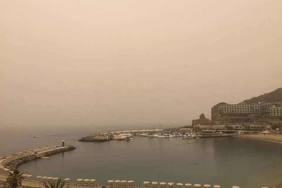 Gran Canaria Weather: Hot desert air meets a humid storm front likely to bring thunder and lightening