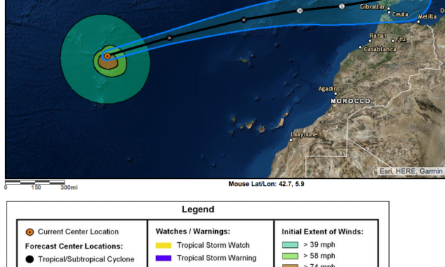 “Zombie” Hurricane Leslie really unlikely to hit The Canary Islands… but she could…