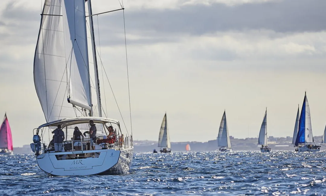 The 33rd edition of the ARC gets underway in perfect cruising rally conditions