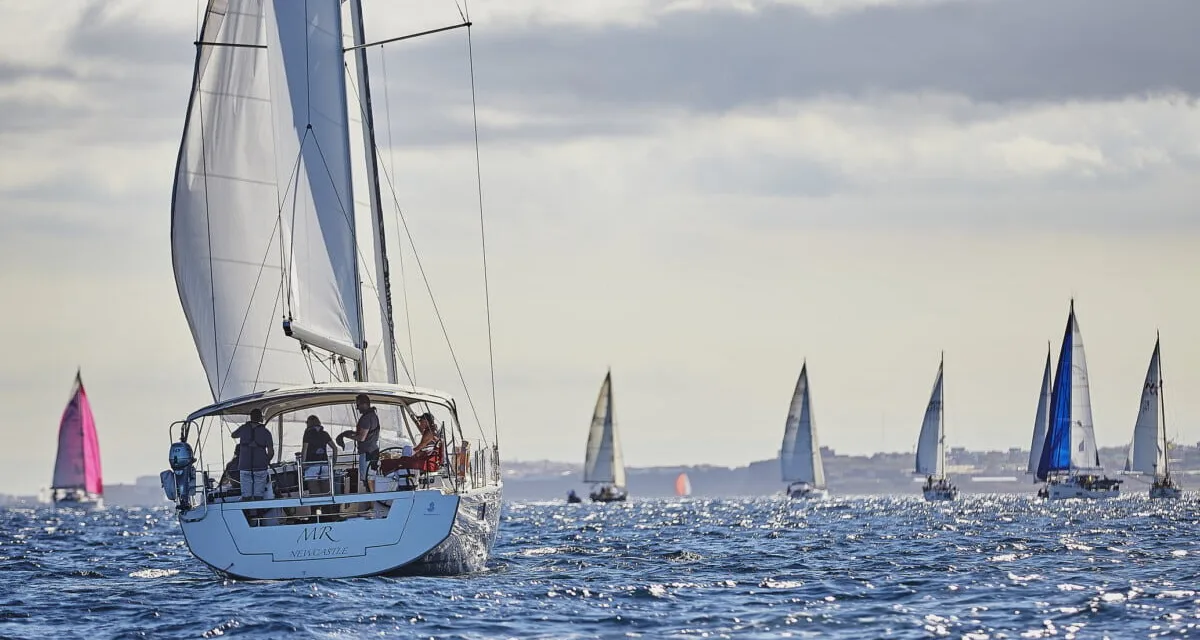 The 33rd edition of the ARC gets underway in perfect cruising rally conditions