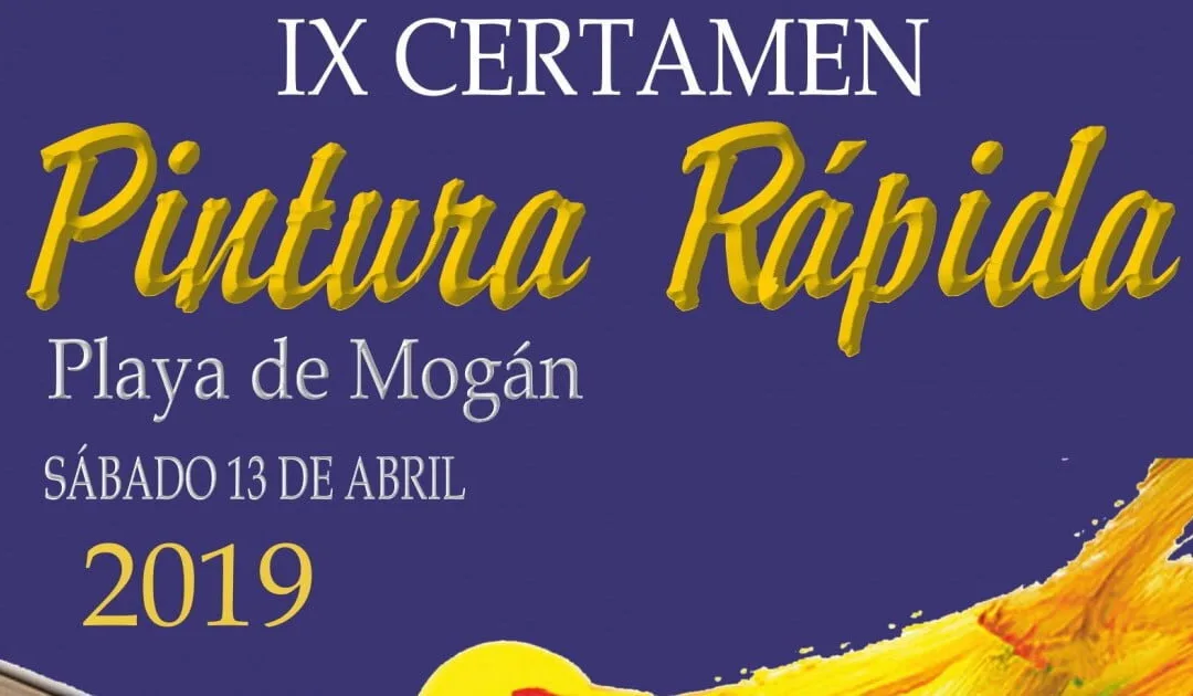 Events : Playa de Mogán to hold 9th Quick Painting Contest on April 13