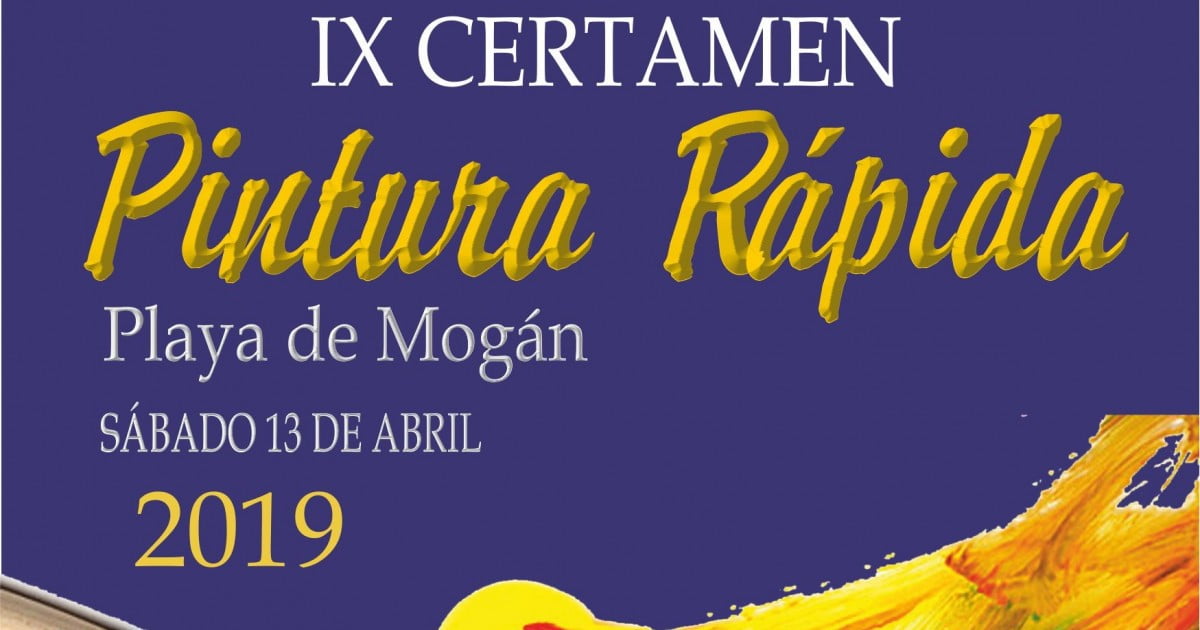 Events : Playa de Mogán to hold 9th Quick Painting Contest on April 13