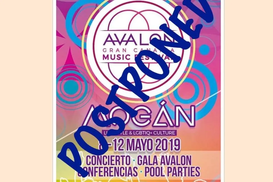 Mogan town hall’s new “AVALON” music festival unexpectedly postponed till September 2019
