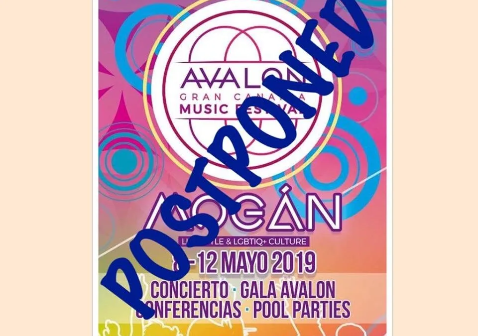Mogan town hall’s new “AVALON” music festival unexpectedly postponed till September 2019
