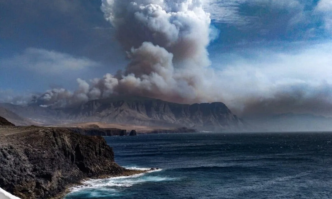 Largest fire fighting deployment ever, 34km2 affected, fire expected to burn for up to three days…