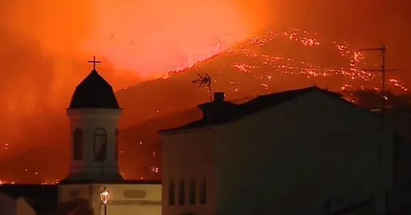 Fire contained within perimeter for now, though strong winds continue to threaten Tejeda & Artenara