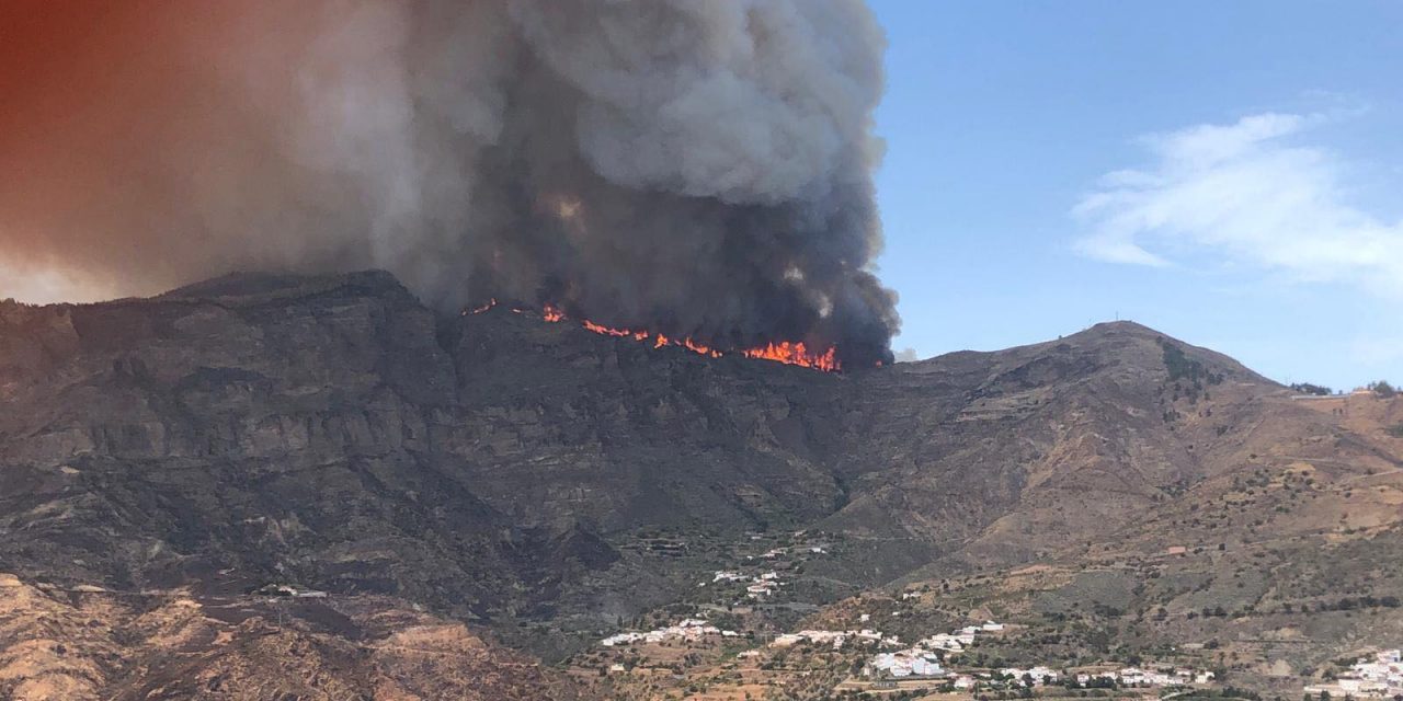 New & Ferocious Gran Canaria Forest Fire consumes hillsides around Valleseco