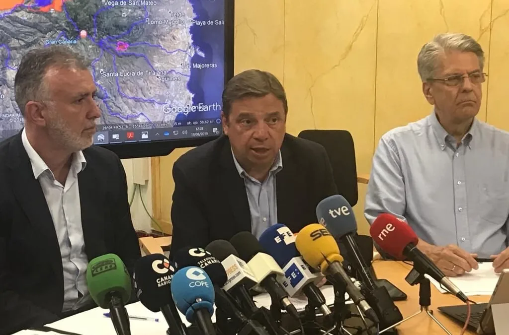 Gran Canaria Fires: Spanish Minister joins press conference, protecting life is priority