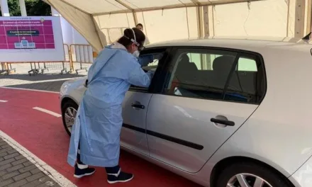 Rapid drive-through testing for coronavirus begins at the Elder Museum