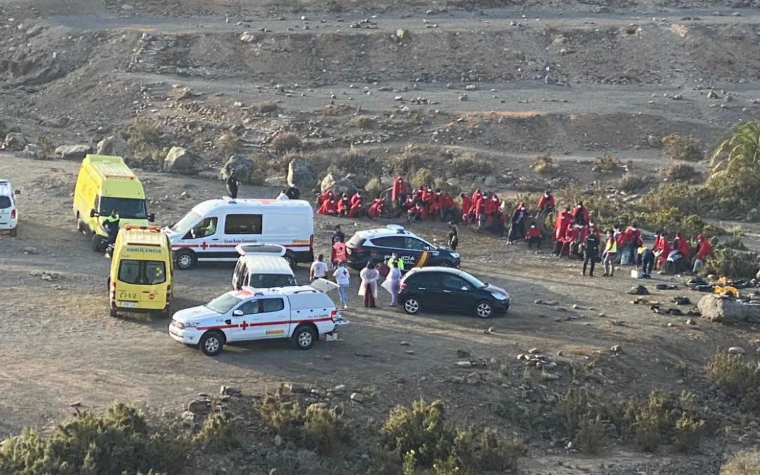 Two boatloads of migrants rescued on the south of Gran Canaria
