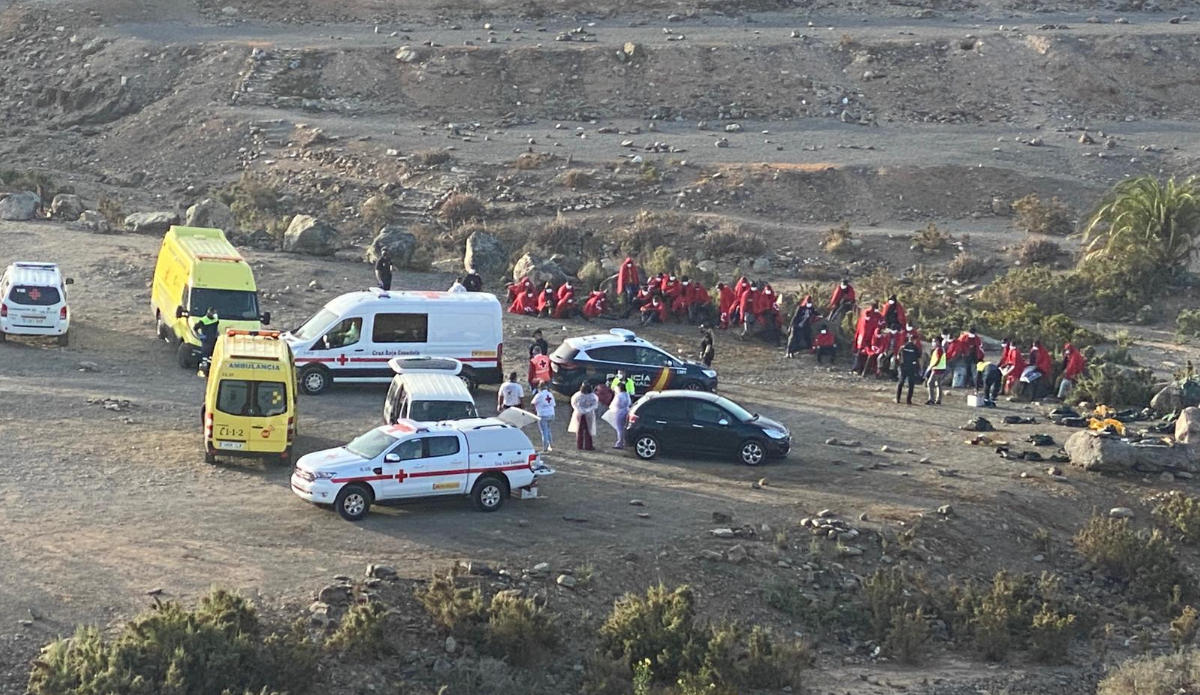 Two boatloads of migrants rescued on the south of Gran Canaria