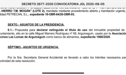 Is the mayor of Mogán planning to evict The Food Project in Arguineguín?