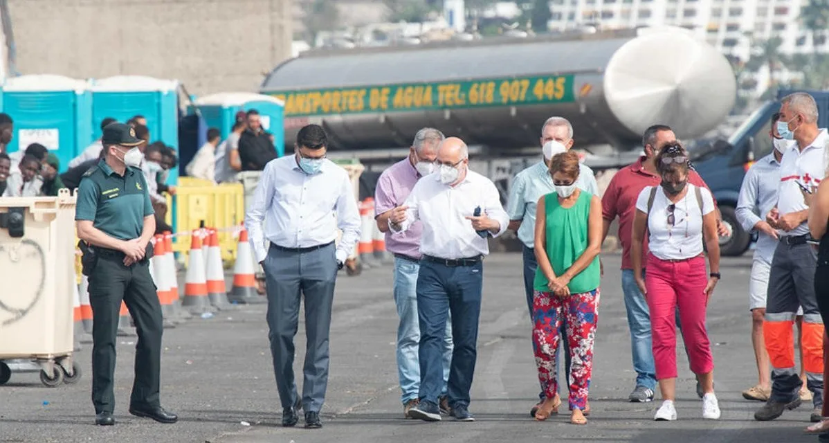 Gran Canaria President wants migrants quickly moved on to mainland Europe