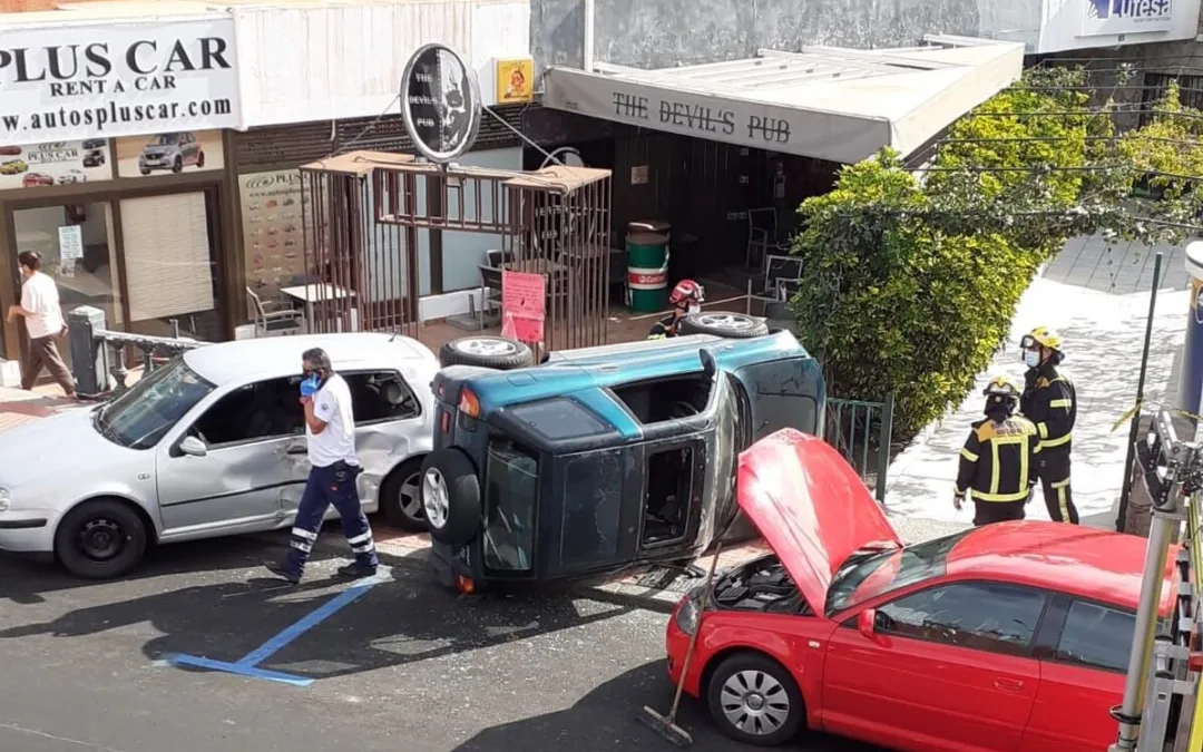 Puerto Rico de Gran Canaria car crash driver six times over the limit
