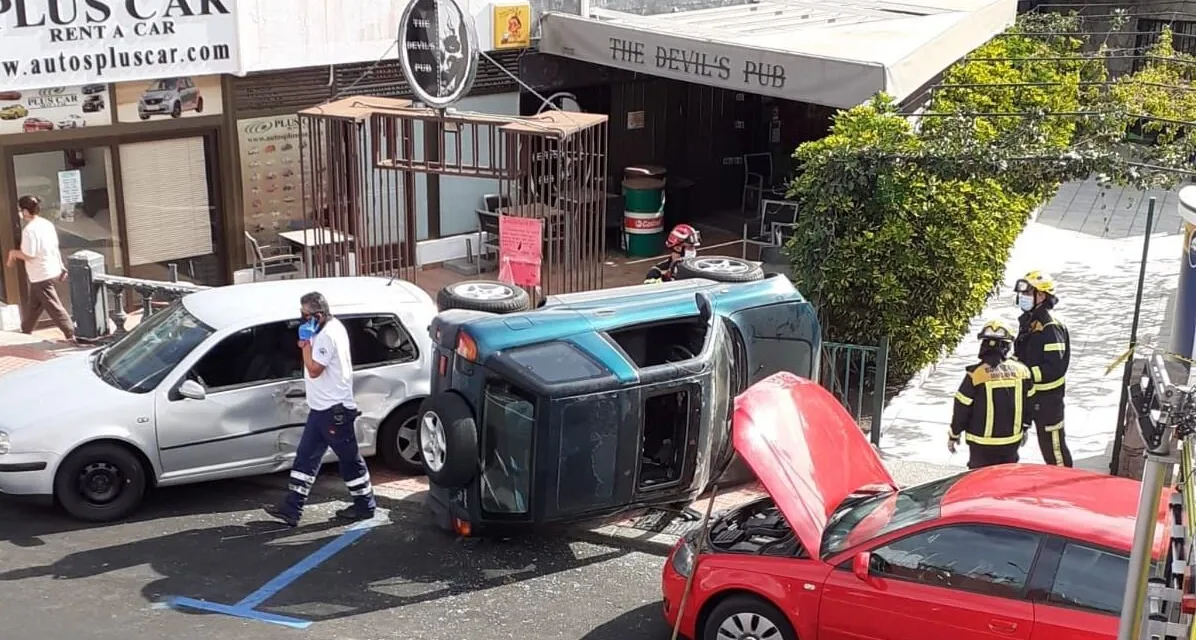 Puerto Rico de Gran Canaria car crash driver six times over the limit