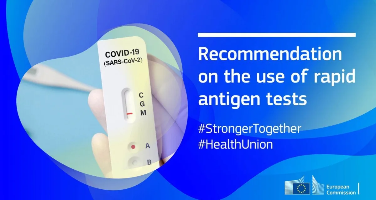 Coronavirus: European Commission recommends rapid antigen tests and support to increase testing capacity