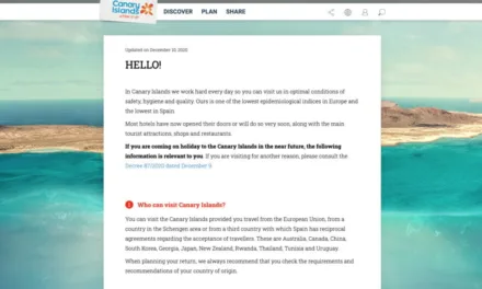 Canary Islands tourist board update the HelloCanaryIslands website with COVID-19 testing information for international travellers