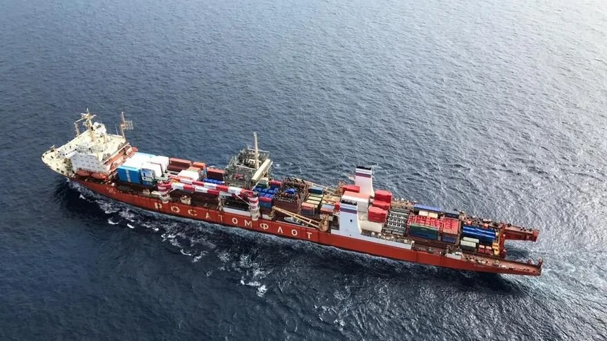 Damaged Russian nuclear-powered cargo ship now more than 200 nautical miles northeast of Lanzarote