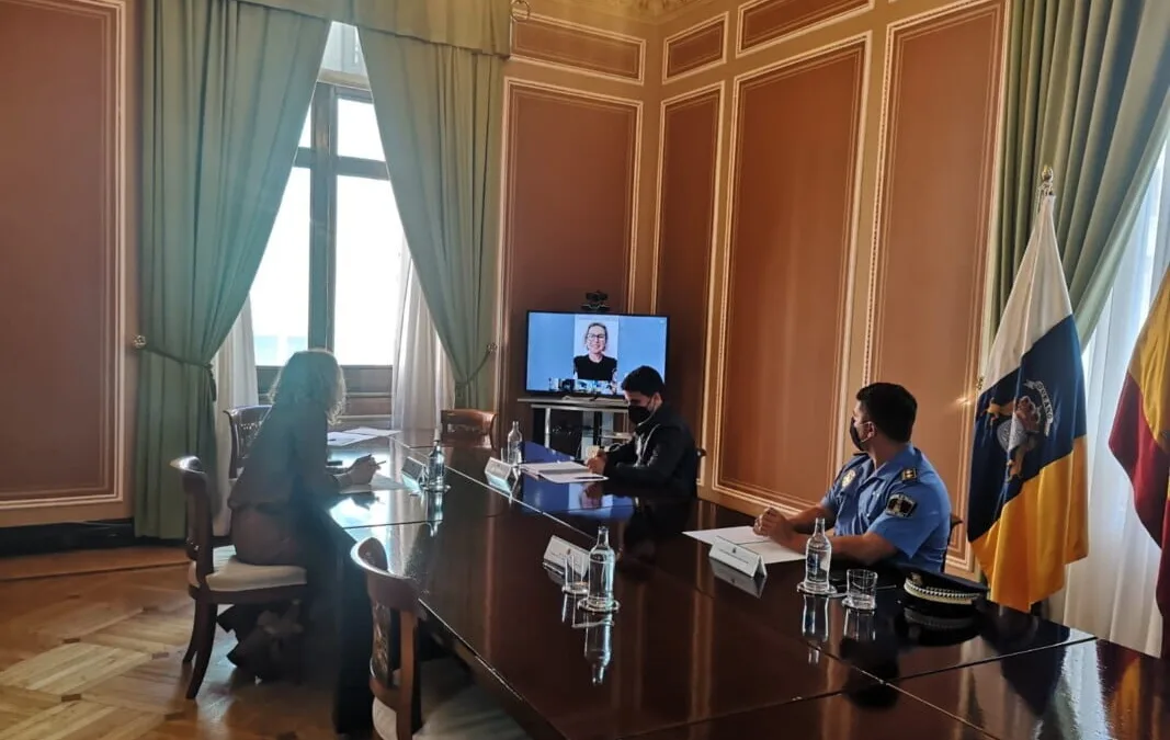Spanish Government Delegation security round table meetings, with the town councils of Gran Canaria tourist municipalities, review migrant situation