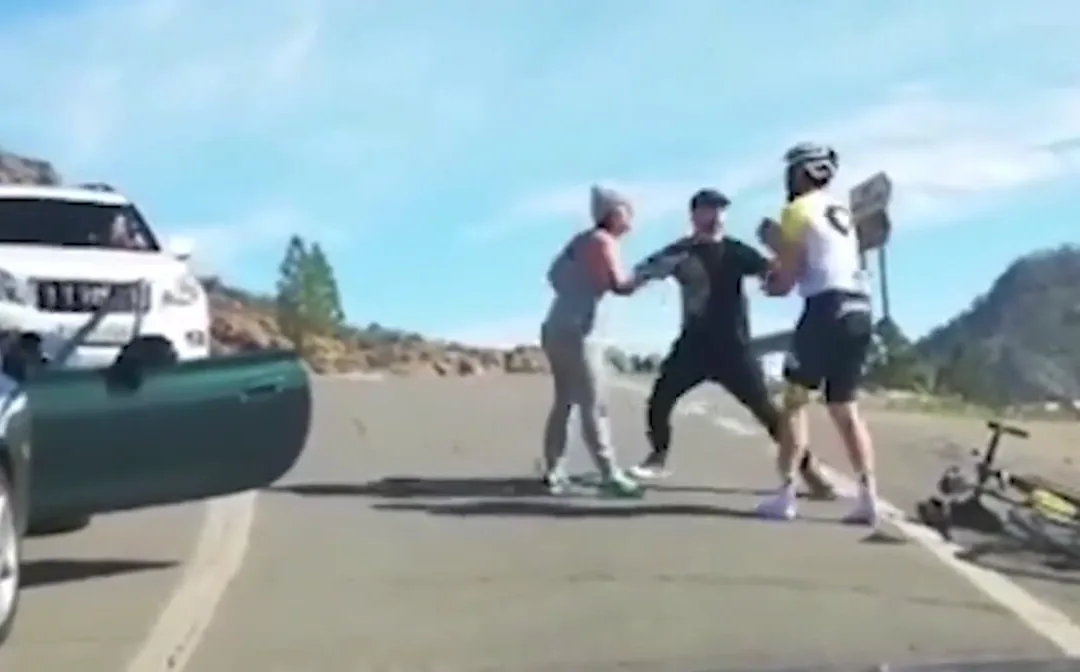 Yet another macho Gran Canaria Mister Angry blowing everyday situations out of proportion and this time attacking a cyclist