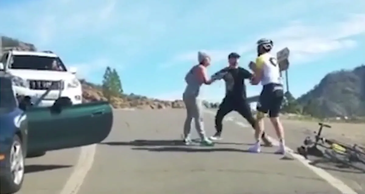 Yet another macho Gran Canaria Mister Angry blowing everyday situations out of proportion and this time attacking a cyclist