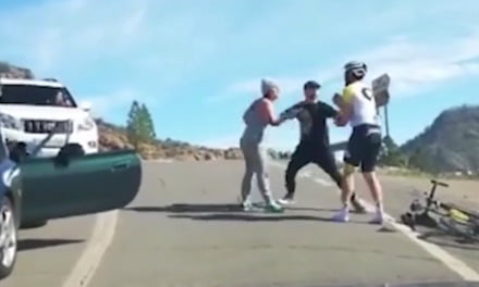 Yet another macho Gran Canaria Mister Angry blowing everyday situations out of proportion and this time attacking a cyclist