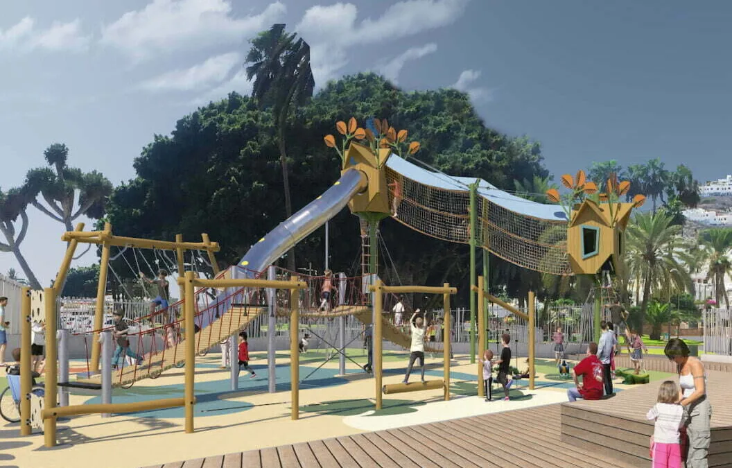 Mogán’s brilliant new plan to spend more than €2m in Puerto Rico de Gran Canaria, by building a second urban park and children’s area, with trees
