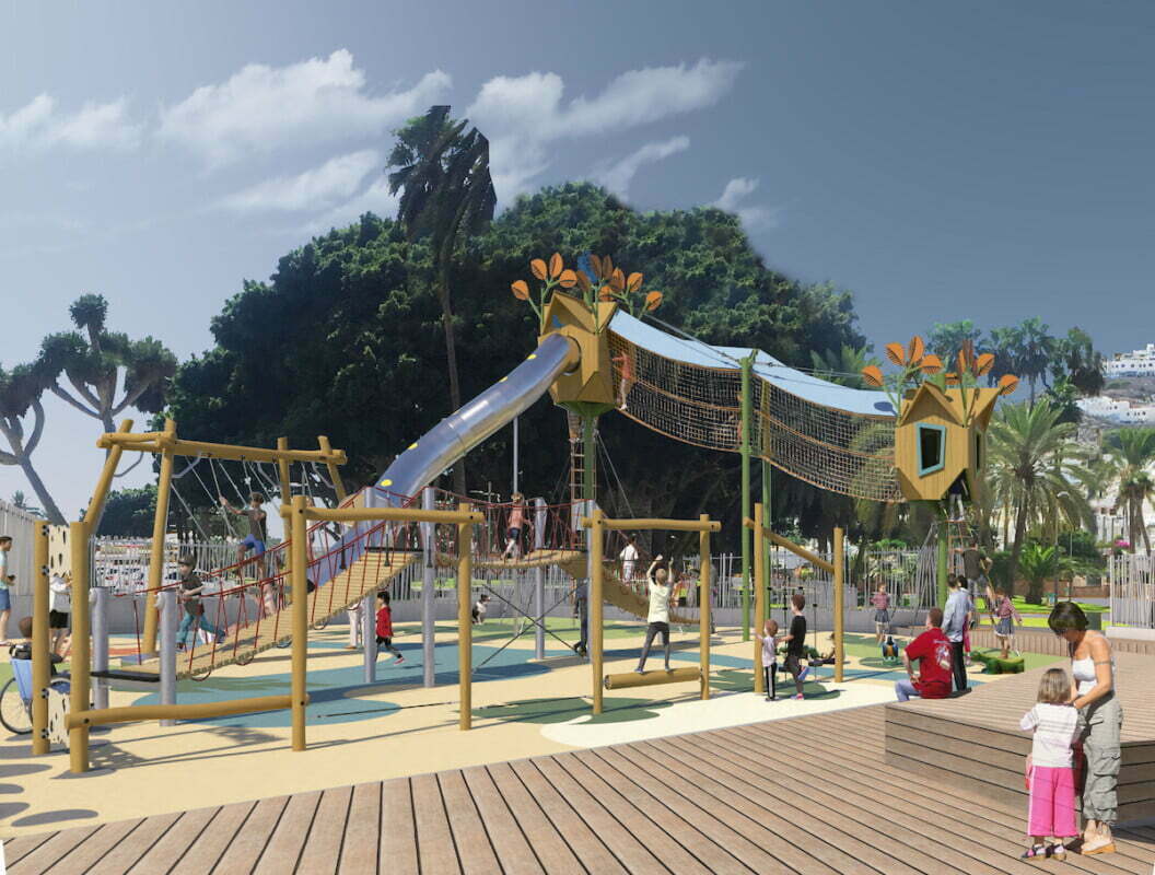 Mogán’s brilliant new plan to spend more than €2m in Puerto Rico de Gran Canaria, by building a second urban park and children’s area, with trees