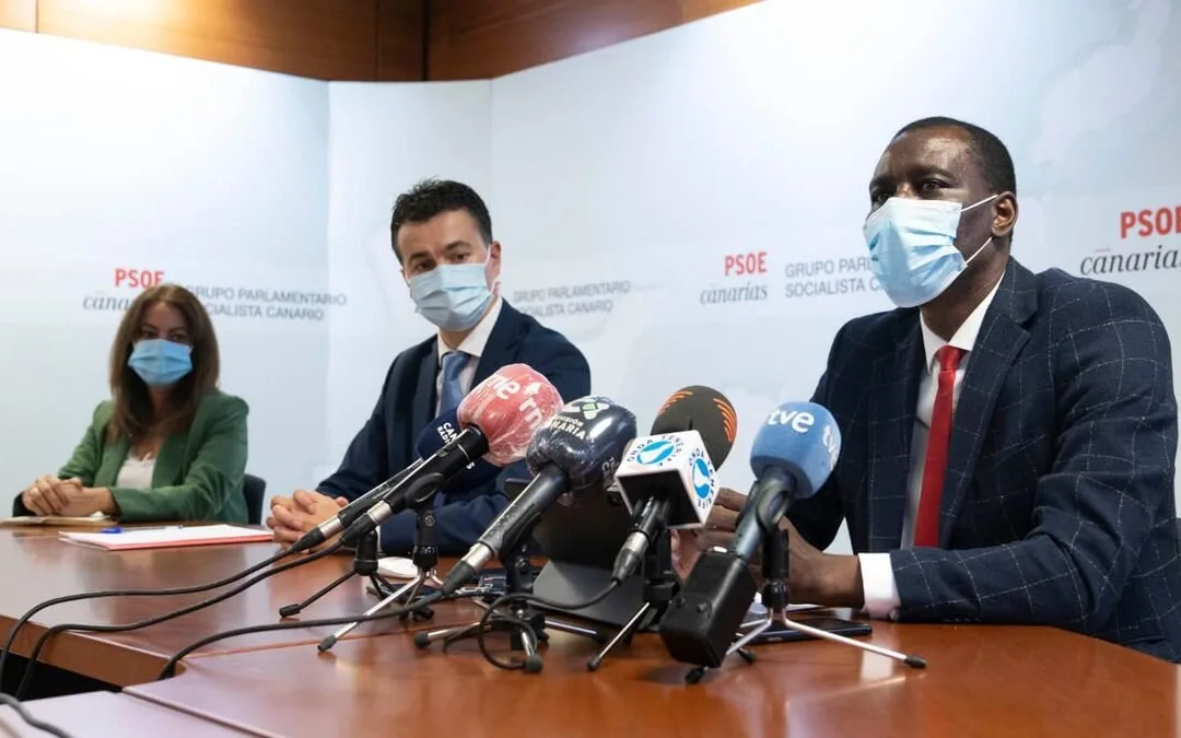 Luc André Diouf, Member of Congress for Las Palmas and migration expert, positively values the ongoing migration crisis response