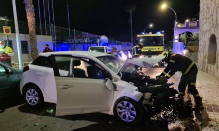 Two intoxicated tourists in multiple collisions along quiet residential street in Puerto Rico de Gran Canaria