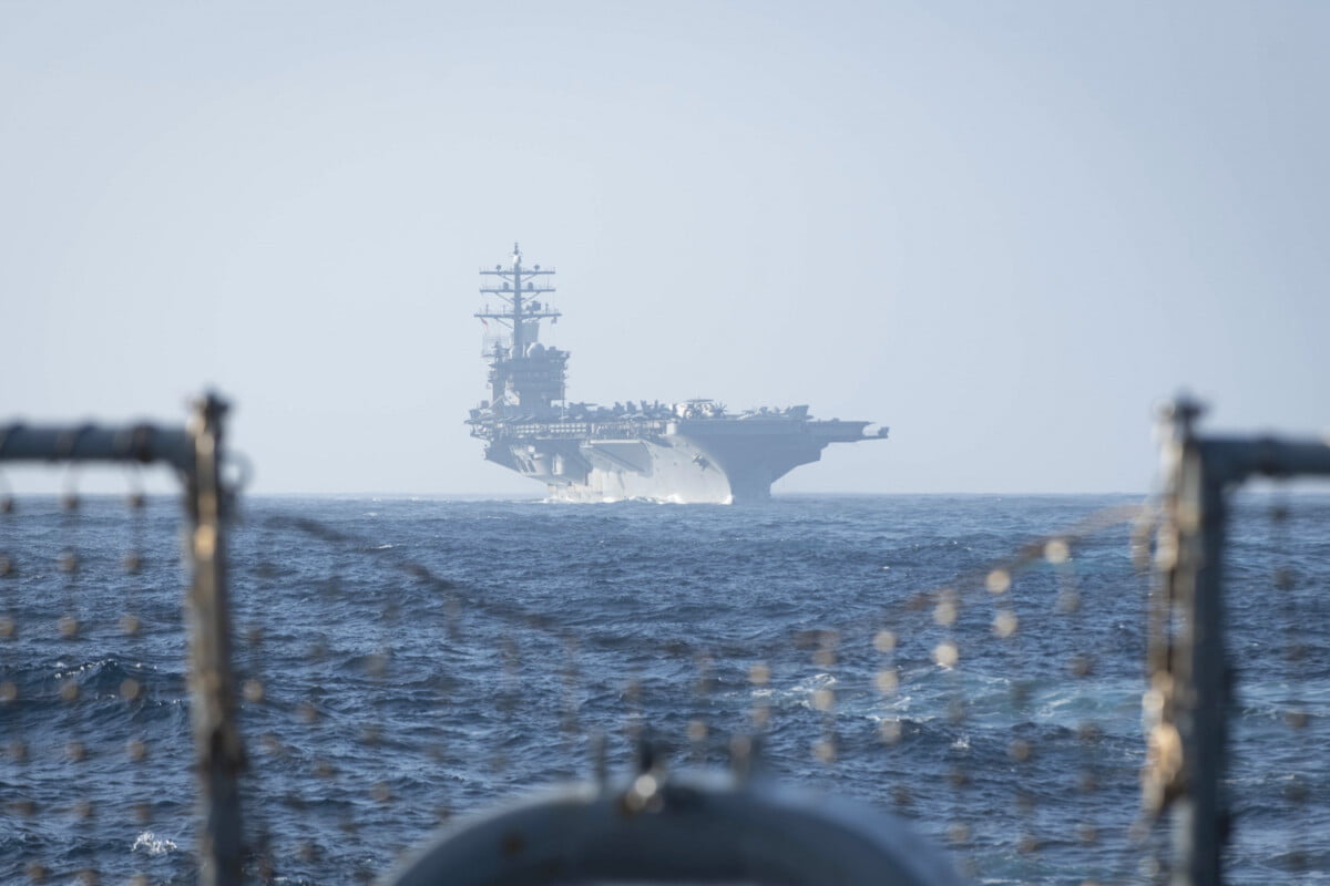 US Naval 6th Fleet IKE Strike Group conduct maritime exercises with Morocco in Operation Lightning Handshake