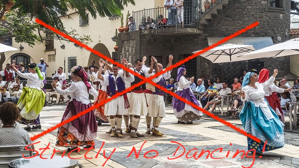 Strictly No Dancing: Canary Islands events & shows restricted over easter with extra limits on hospitality, bars and restaurants over easter
