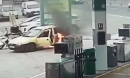 The Hero of Pepe Chiringo KM 13 puts out car fire at petrol station