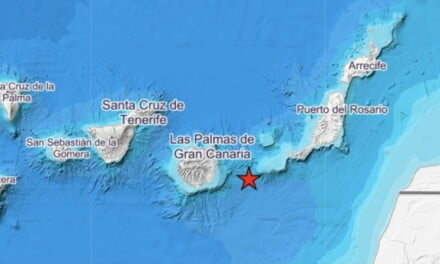 Submarine earthquake between Gran Canaria and Fuerteventura