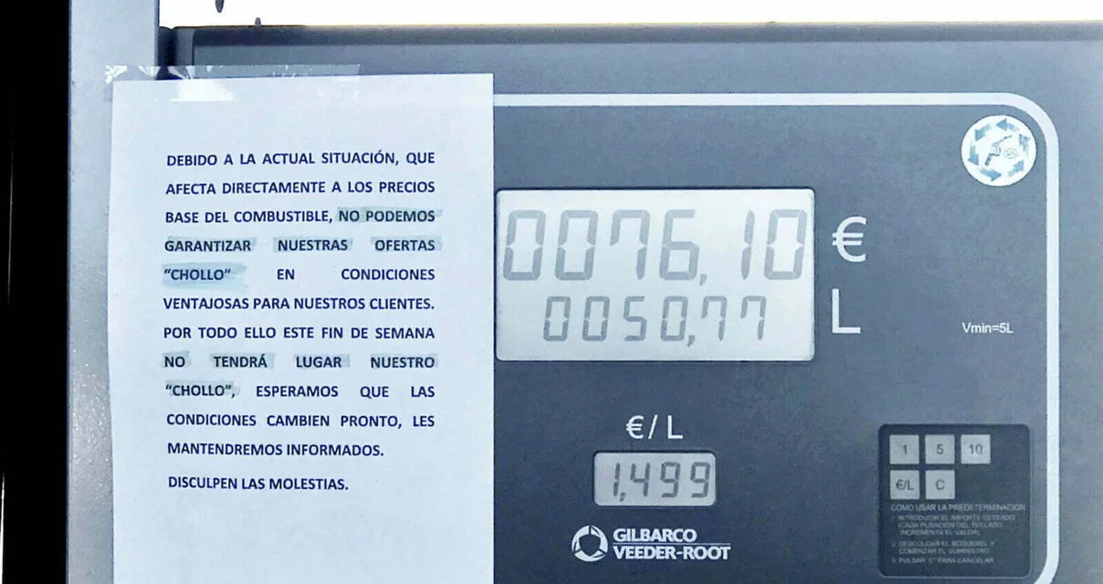 Huge rise in petrol prices across the Canary Islands