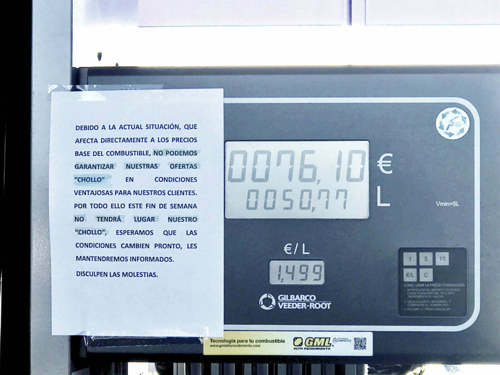 Huge rise in petrol prices across the Canary Islands