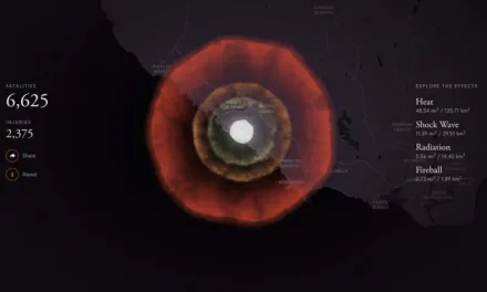 Measuring the effects of a nuclear blast in Puerto Rico de Gran Canaria